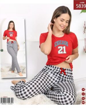 Moonce 58394 Piżama bawełna