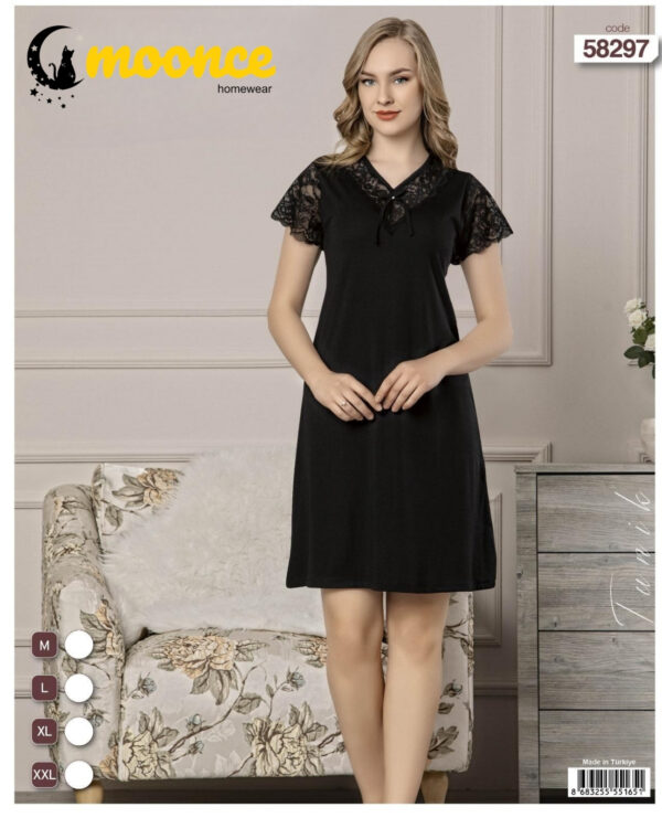 Moonce 58297 Koszula nocna bawełna z lycra