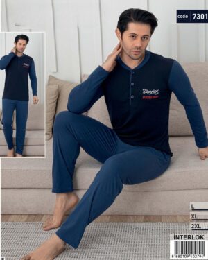 piżama męska bawełniana 7301