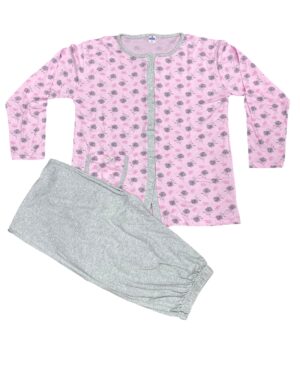 Piżama damska bawełna rozpinane AR-11