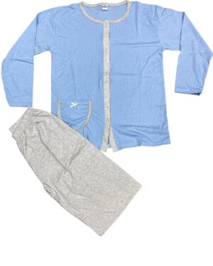 Piżama damska bawełna rozpinane AR-10